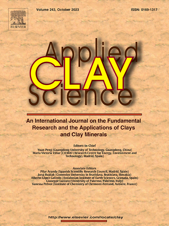 Go to journal home page - Applied Clay Science